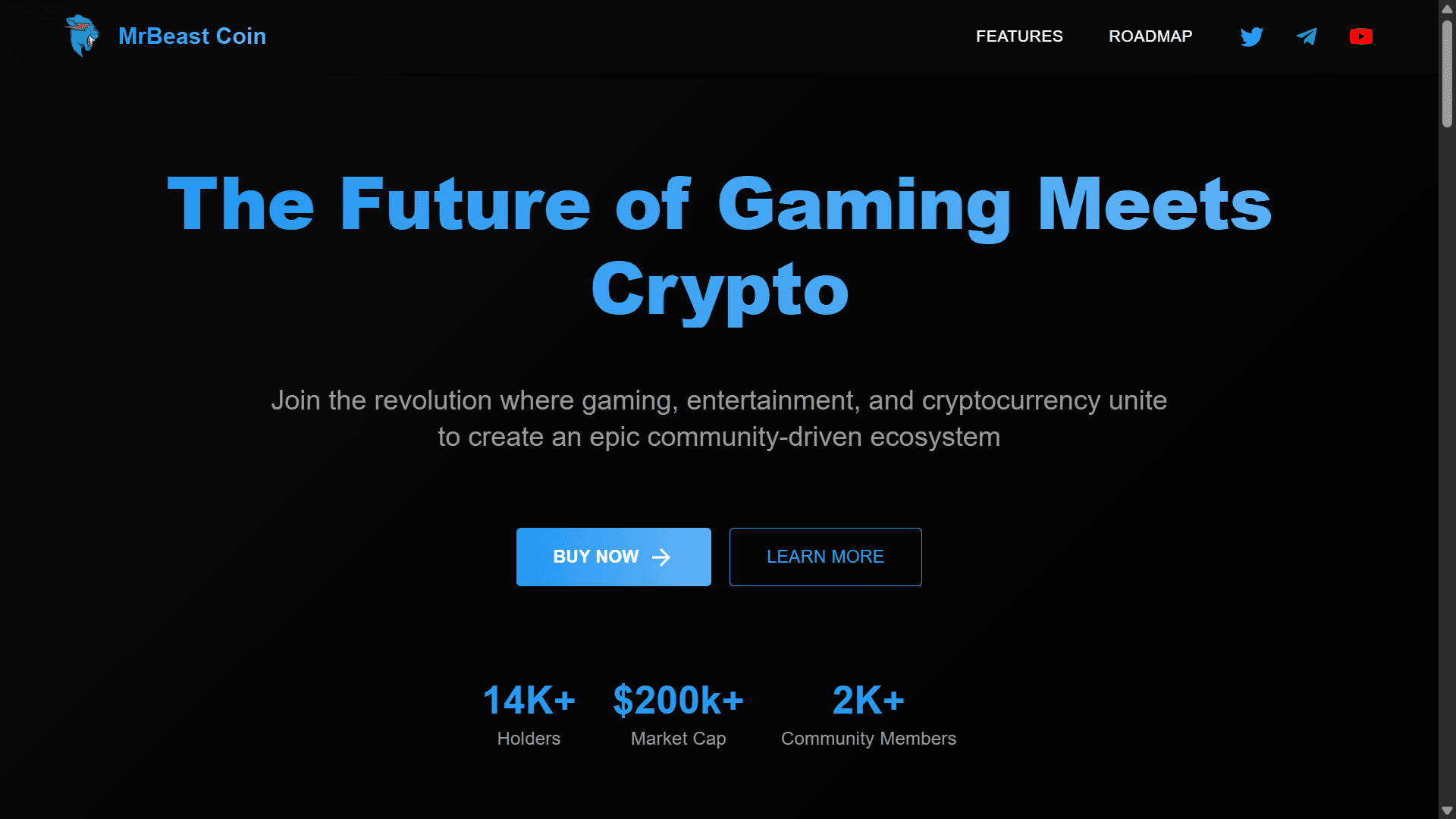 Mr Beast coin Laptop Screenshot
